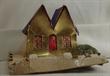 Vintage Cardboard foil house (a little crushed)