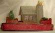 Cardboard house, early, made in the USA, large