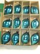 Vintage Shiny Brite blue Ovals 12