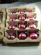 Vintage Shiny Brites-3 boxes of Pink ornaments