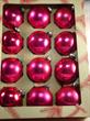 Vintage Pink Coby Ornaments box of 12