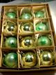 Vintage Polish hand painted glass ornaments